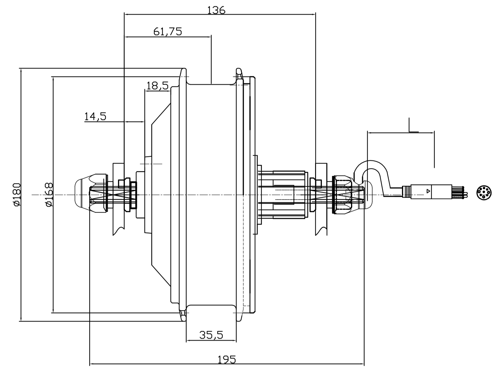 cassette BPM 500W geared motor